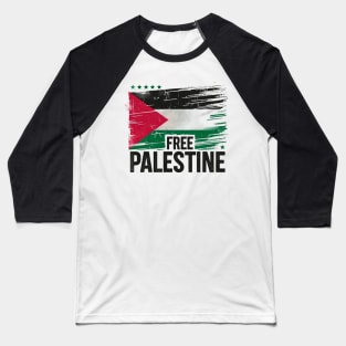 Free Palestine Baseball T-Shirt